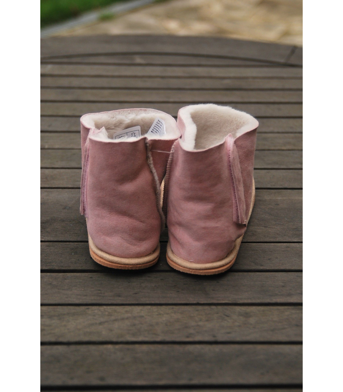 DX-Exclusive Wear Chaussons en peau d/'agneau pour bébé chaussons bébé ADB-0001 pour fille garçon fermeture velcro bottes fourrure véritable cuir