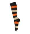 Women kneehigh socks cotton for boots colored stripes Esprit Nordique