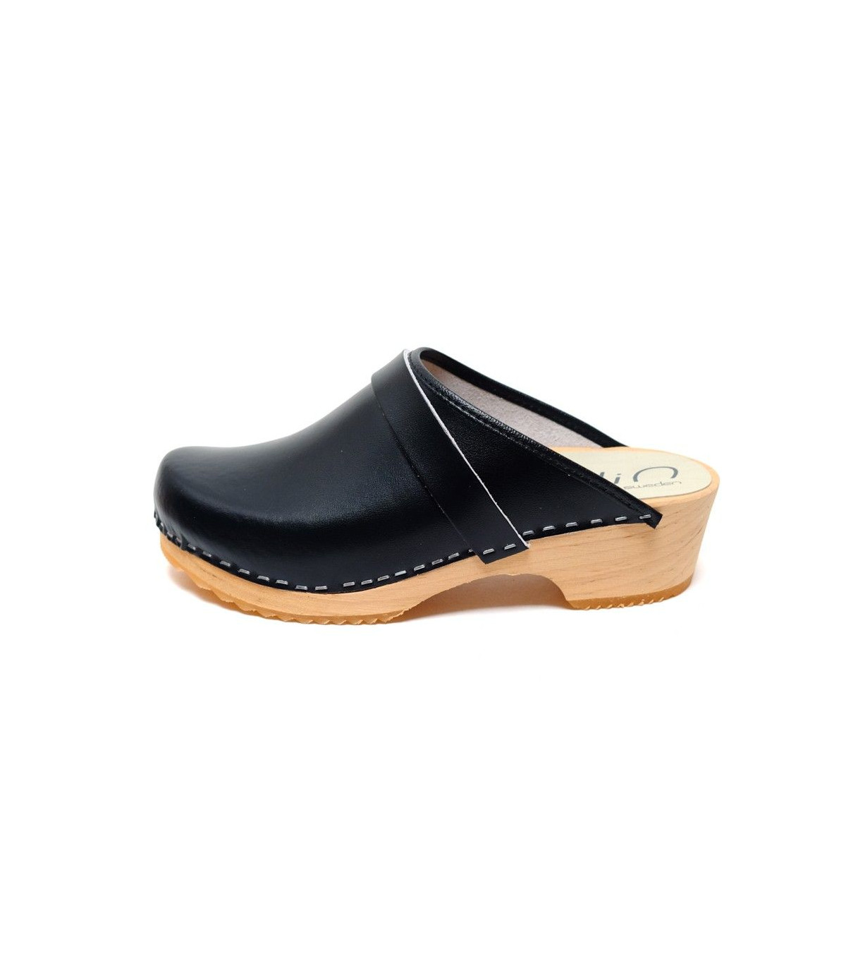 Comfort Damen Leder schweden Holz Clogs in weiß Holzschuhe in Größe 36-41 NEU 