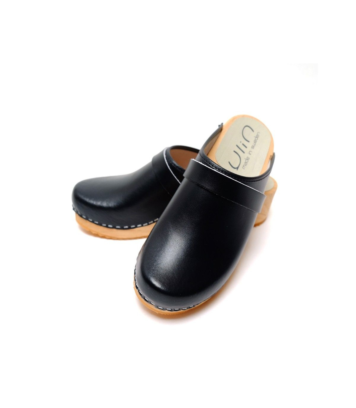 sabots bois et cuir artisanal