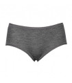Women panty midi in pure merino wool grey or black