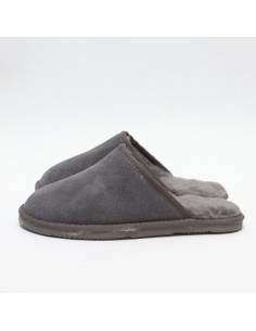 Chaussons boots laine, mules et mocassins en peau d'agneau véritable