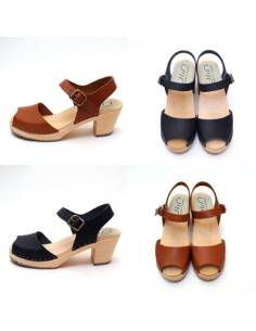 Bois Sandales Cuir Suédoises Sandales Suédoises Cuir Bois Tannage CQhstrd