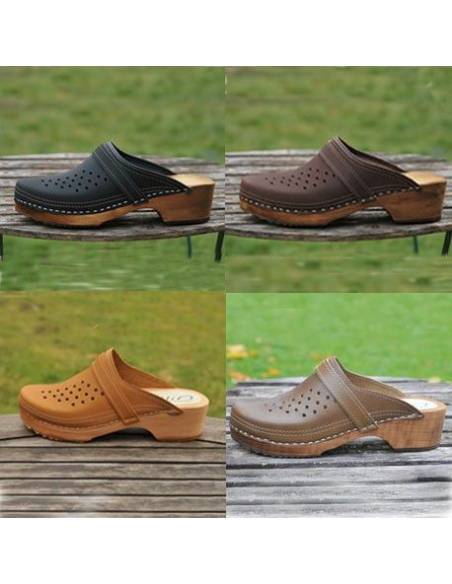 zuecos de madera para hombre