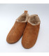Men's nordic slippers in guenuine lambskin