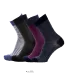 Wool Socks city woman extra fine striped