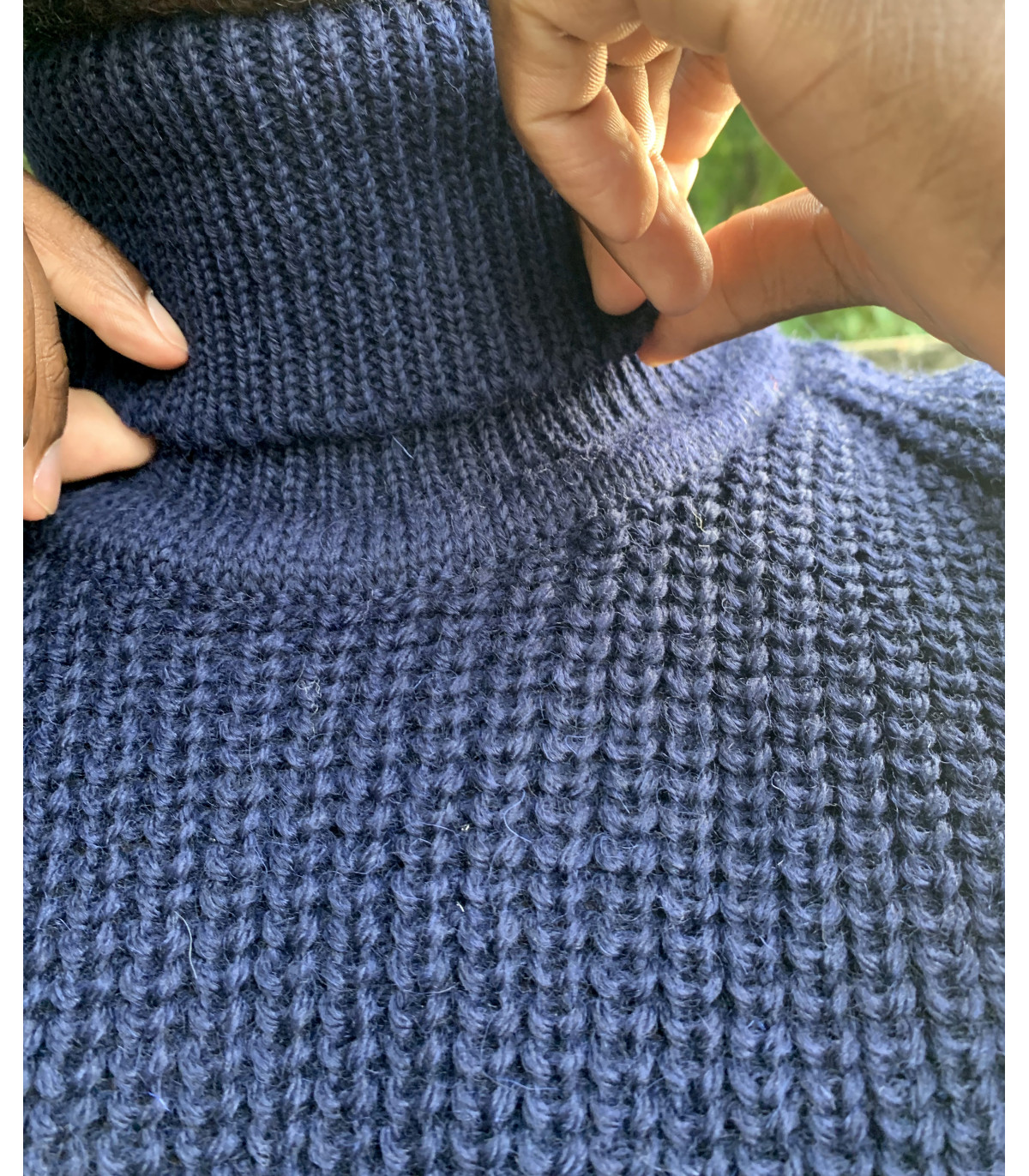 roll neck mens sweater