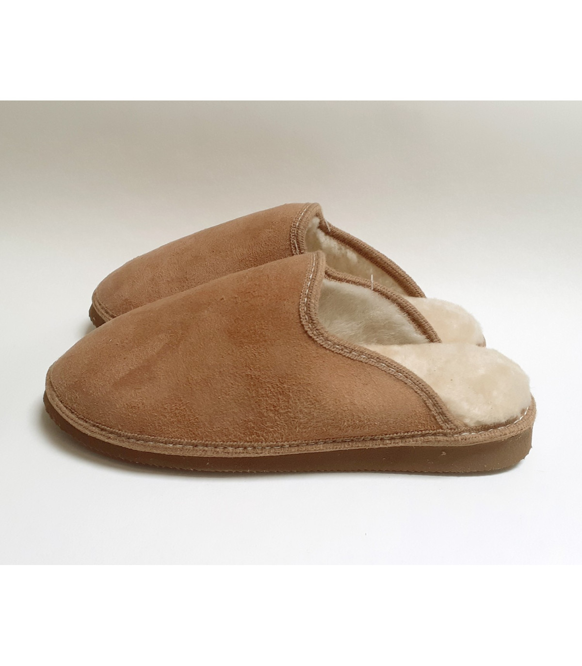 Herren Lammfell Hausschuhe Mokassin B-Ware echt Merino Schaffell 